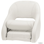 Sedile anatomico imbottito con Flip Up H52R bianco 48.410.07