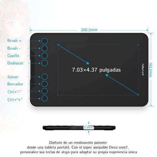 XPPen-DECO-MINI-7-tavoletta-grafica-Nero-5080-lpi--linee-per-pollice--1778-x-1111-mm-USB