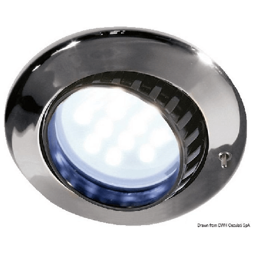 Batsystem Plafoniera Comet 9 LED ABS cromato (senza interruttore)