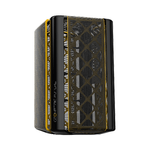 Geometric Future Ark Case Mini Tower No-Power Vetro Temperato minITX-mATX Nero e Arancione