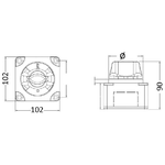 Interruttore-deviatore per Batterie 550a On-off Osculati