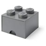 LEGO Storage Brick Cassetto 4 GRIGIO SCURO (40051754)