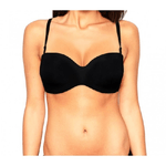 Trade Shop Traesio-reggiseno Antemide In Microfibra B45 Coppe Dalla A Alla E Bretelle Rimovibili - Bianco   D 4a