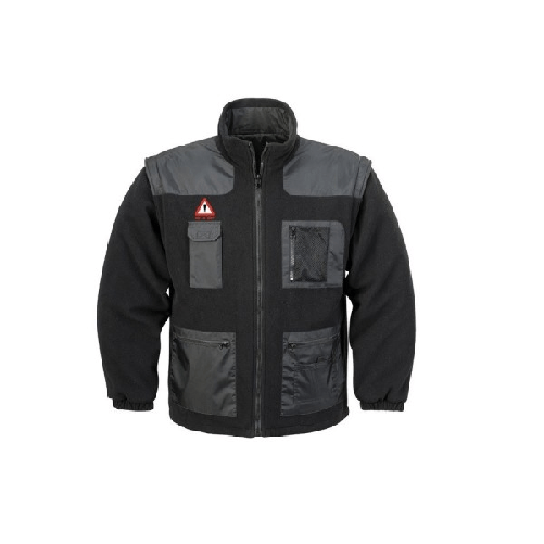 Trade Shop Traesio-giacca 4 Usi Multitasche, Reversibile Con Maniche Asportabili 106ns -    Xxl