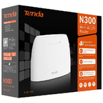 Tenda-N300-router-wireless-Fast-Ethernet-Banda-singola--2.4-GHz--4G-Bianco