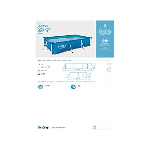 Bestway-Steel-Pro-56404-piscina-fuori-terra-Piscina-con-bordi-Piscina-rettangolare-3300-L-Blu