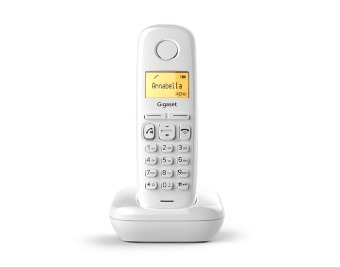 Gigaset-A270-DECT-Wireless-Telefono-con-identificatore-di-chiamata---Mani-libero---Controllo-del-volume