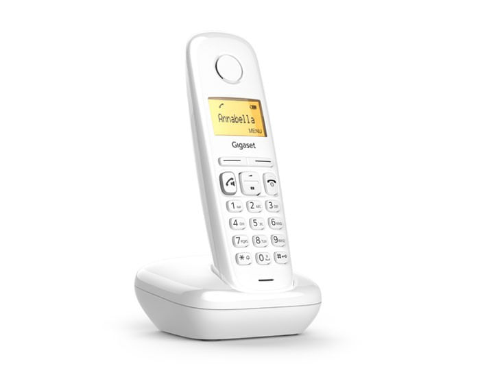 Gigaset-A270-DECT-Wireless-Telefono-con-identificatore-di-chiamata---Mani-libero---Controllo-del-volume