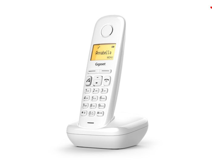 Gigaset-A270-DECT-Wireless-Telefono-con-identificatore-di-chiamata---Mani-libero---Controllo-del-volume