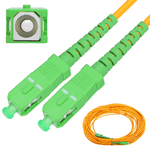 Extralink SC/APC-SC/APC | Patchcord | Monomodale, Simplex, 3mm, 7m