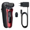 Braun-Series-6-61-R1000s-Rasoio-Nero-Rosso