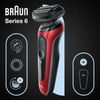 Braun-Series-6-61-R1000s-Rasoio-Nero-Rosso