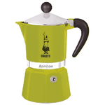 Bialetti Caffettiera espresso Bialetti Rainbow 6 tazze verde