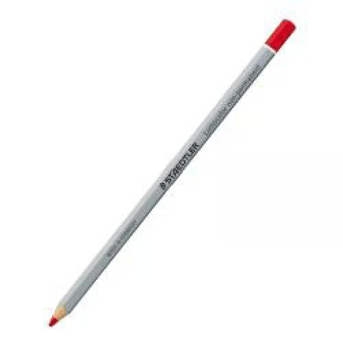 Staedtler-Lumocolor-108-Matita-colorata-esagonale---Speciale-per-superfici-lisce---Marcatura-opaca---Colore-rosso