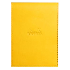 Rhodia Notepad cover + notepad N°13 quaderno per scrivere A6 80 fogli Giallo