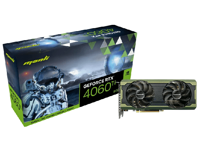 VGA Man GeForce® RTX 4060 Ti 8GB Nebula Twin M25810