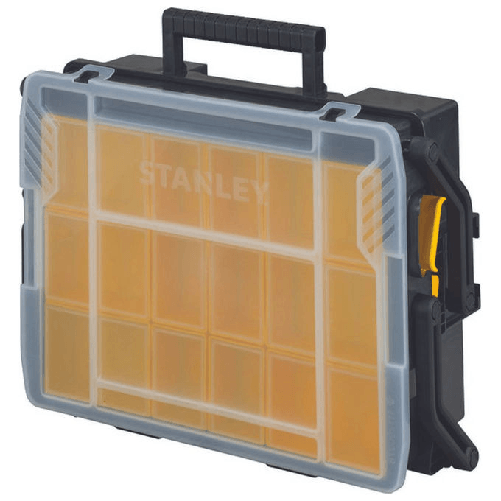 Stanley-STST1-75540-Cassetta-degli-attrezzi-Scatola-per-minuteria-Plastica-Nero-Trasparente