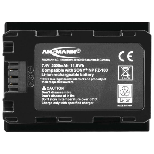 Ansmann-1400-0079-Batteria-per-fotocamera-videocamera-Polimeri-di-litio--LiPo--2000-mAh