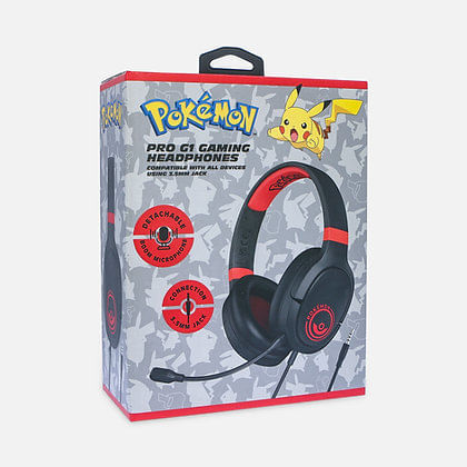 OTL-Technologies-Pokemon-PK0879-cuffia-e-auricolare-Cuffie-Cablato-A-Padiglione-Giocare-Nero-Rosso