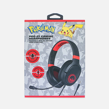 OTL-Technologies-Pokemon-PK0879-cuffia-e-auricolare-Cuffie-Cablato-A-Padiglione-Giocare-Nero-Rosso
