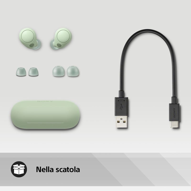 Sony-WF-C700N-Auricolari-con-Cancellazione-del-Rumore-True-Wireless-Durata-della-Batteria-Fino-a-15-Ore-con-Custodia-Di-Ricarica-Verde-Salvia