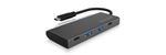 ICY-BOX-IB-HUB1428-C31-USB-3.2-Gen-2--3.1-Gen-2--Type-C-10000-Mbit-s-Antracite-Nero