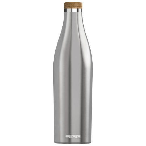 SIGG-Meridian-Brushed-Uso-quotidiano-700-ml-Bamboo-Acciaio-inossidabile-Acciaio-spazzolato