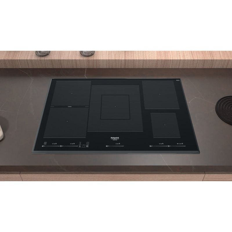 Hotpoint-HT-1090-BA-Nero-Da-incasso-90-cm-Piano-cottura-a-induzione-5-Fornello-i-