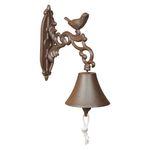 Esschert-Design-Campanello-in-Ghisa-Marrone-BR22