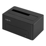 LogiLink-QP0027-docking-station-per-unita-di-archiviazione-USB-3.2-Gen-2--3.1-Gen-2--Type-C-Nero