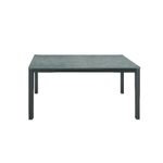 Konte.Design Tavolo Sanremo grigio in metallo allungabile 110x70 cm - 160x70 cm