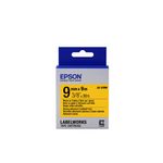 Epson Nastro fondo Pastello Giallo per testo Nero, altamente adesivo 9/9 LK-3YBW