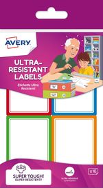 Avery-RES16-UK-etichetta-autoadesiva-Rettangolo-Permanente-Multicolore-16-pz