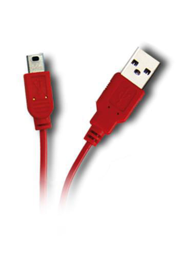 Tecnoware-1m-USB-A---MiniUSB-B-cavo-USB-USB-2.0-Mini-USB-B-Rosso