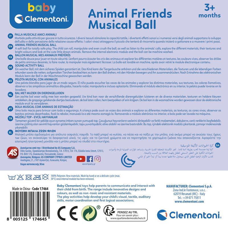 Clementoni-Animal-friends-Musical-ball