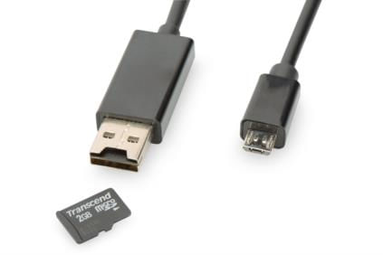 ASSMANN-Electronic-31517-cavo-USB-03-m-USB-2.0-USB-A-Micro-USB-B-Nero