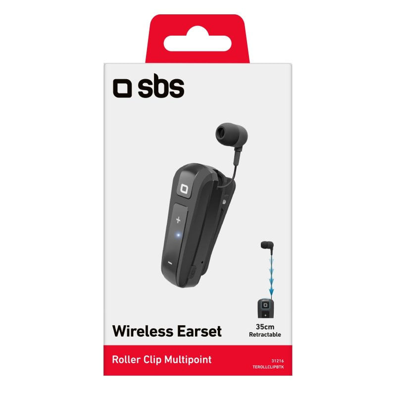 SBS-Auricolare-Wireless-con-roller-clip