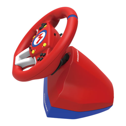 Hori-Mario-Kart-Racing-Wheel-Pro-Nero-Blu-Rosso-Bianco-USB-Sterzo---Pedali-Analogico-Nintendo-Switch