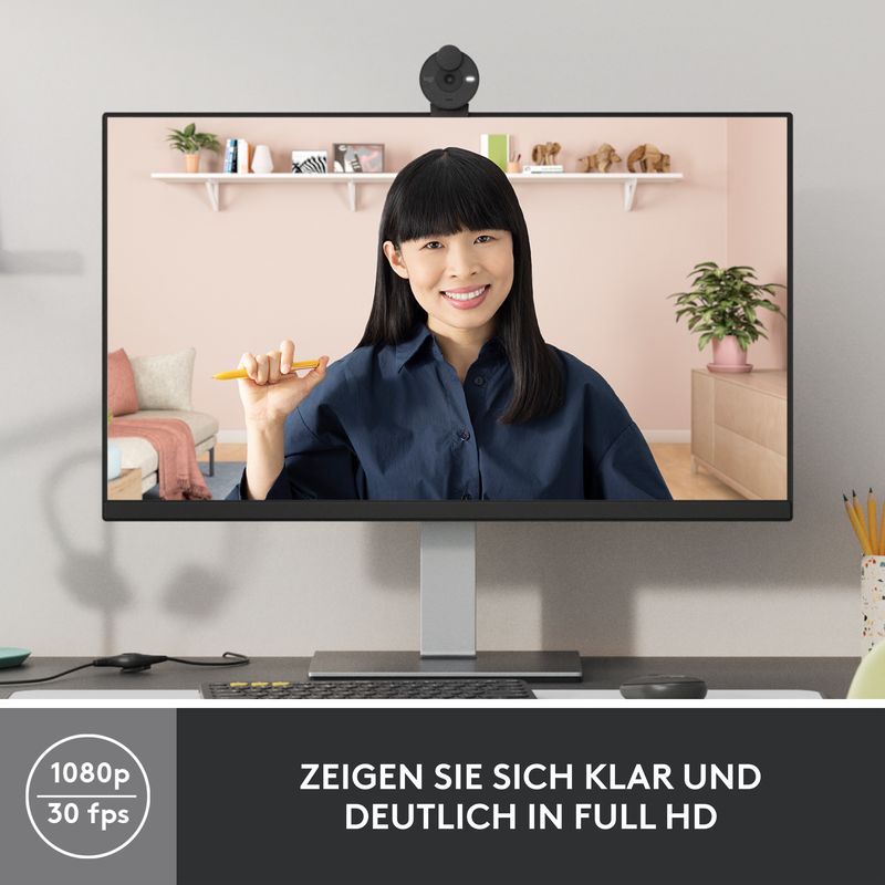 Logitech-Brio-300-webcam-2-MP-1920-x-1080-Pixel-USB-C-Grafite