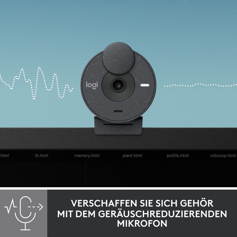 Logitech-Brio-300-webcam-2-MP-1920-x-1080-Pixel-USB-C-Grafite