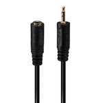 Lindy 35698 cavo audio 02 m 2.5mm 3.5mm Nero (Audio Adapter Cable 25M/35F - Warranty 120M)