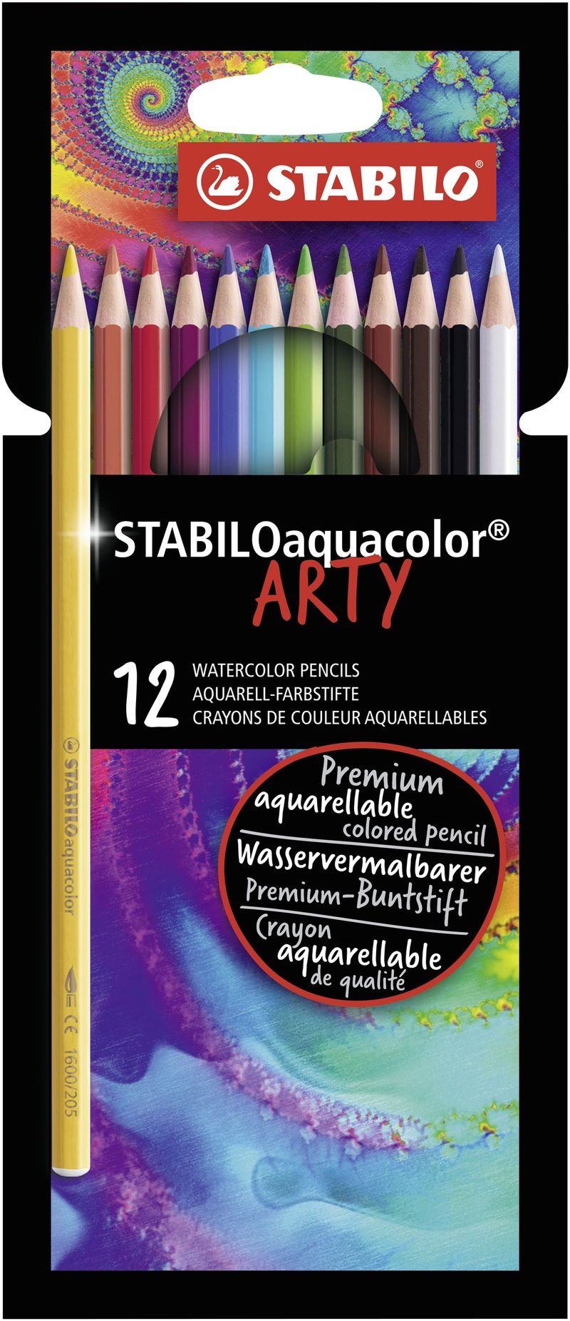 STABILO-12-Matite-colorate-acquerellabili-Artyline