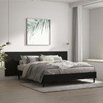 vidaXL Testiera per Letto Nera 240x1,5x80 cm in Legno Ingegnerizzato