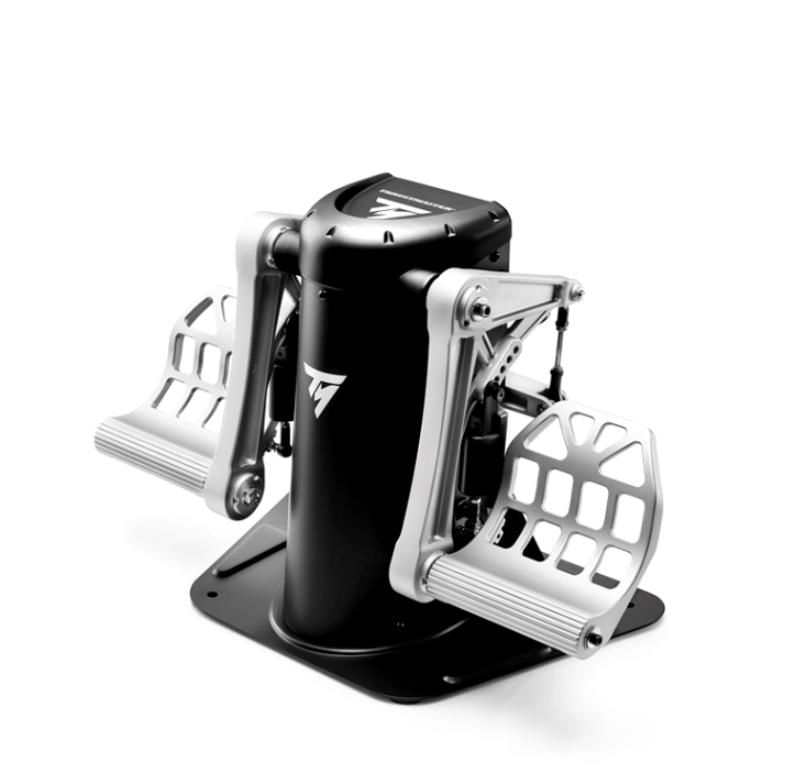 Thrustmaster-TPR-Rudder-Nero-Argento-USB-Simulazione-di-Volo-Analogico-PC