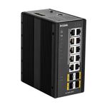 D-Link DIS‑300G‑14PSW Gestito L2 Gigabit Ethernet (10/100/1000) Supporto Power over Ethernet (PoE) Nero