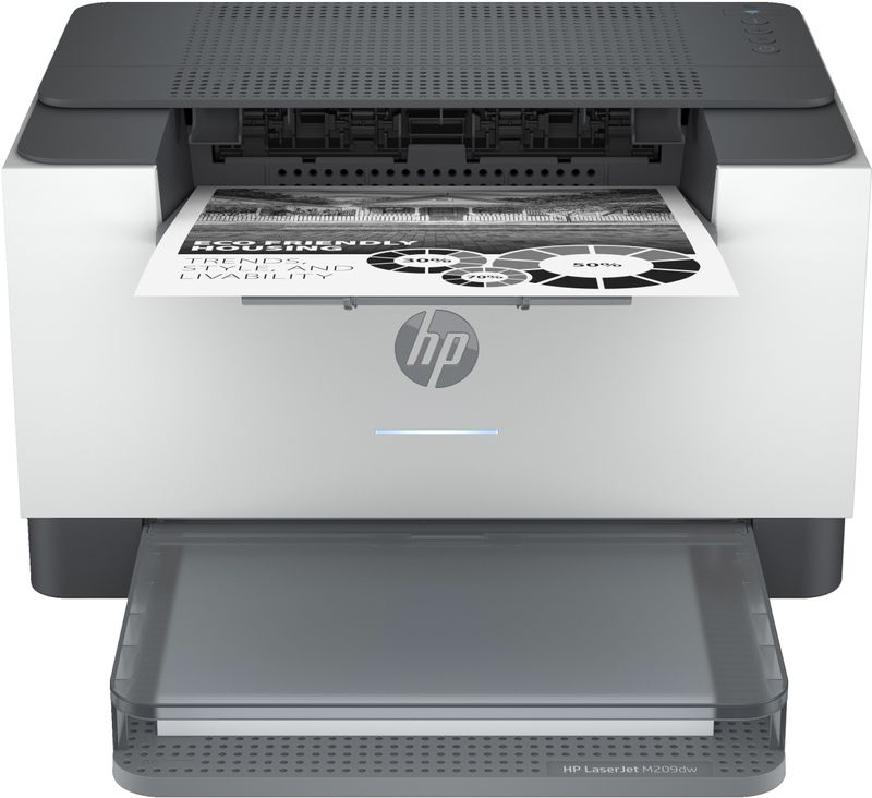 HP-LaserJet-Stampante-M209dw-Bianco-e-nero-Stampante-per-Abitazioni-e-piccoli-uffici-Stampa-Stampa-fronte-retro--dimensioni-compatte--risparmi