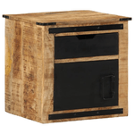 vidaXL Comodino 45x40x45 cm in Legno Massello di Mango