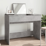 vidaXL Toeletta con Specchio Grigio Cemento 100x45x76 cm