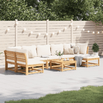 vidaXL Set Salotto da Giardino 8 pz con Cuscini Legno Massello Acacia