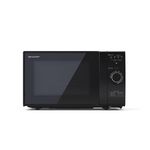 Sharp YC-GG02E-B forno a microonde Superficie piana Microonde con grill 20 L 700 W Nero